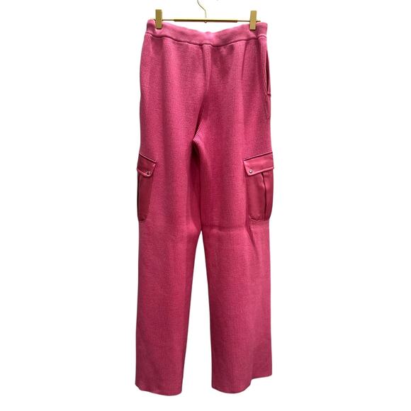 SEROYA - Saph Knit Cargo Pants (Pink) - Picture 7 of 11